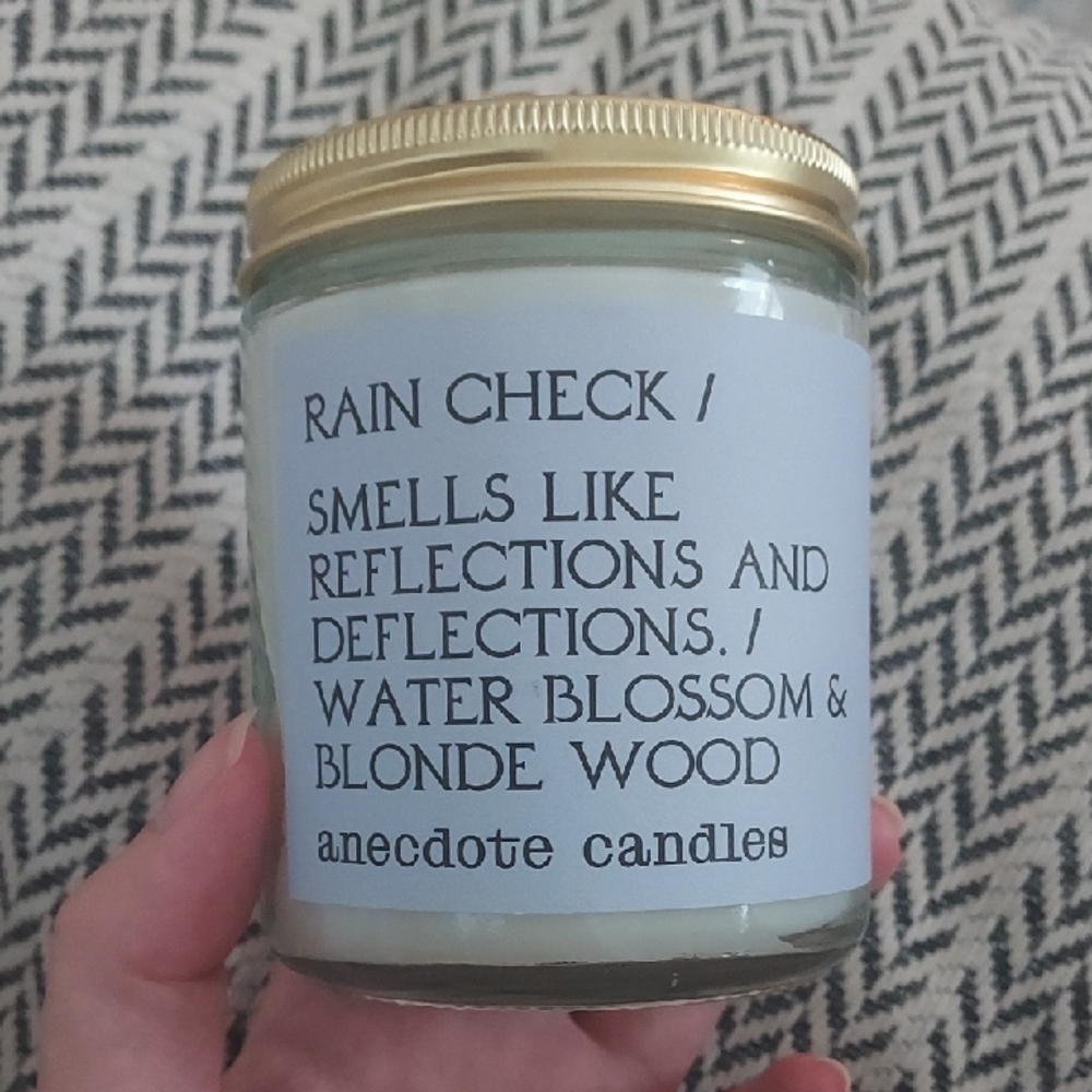 Anecdote Candle "Rain Check"
